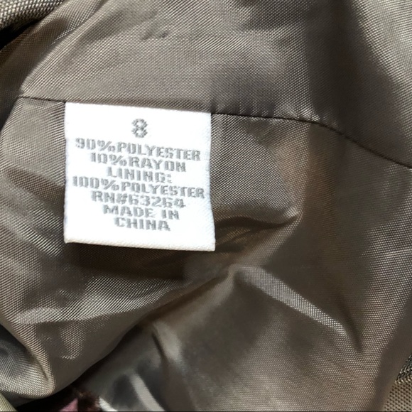 Isabel & Nina for Dressbarn Blazer, Taupe, Size 8 - Picture 8 of 8
